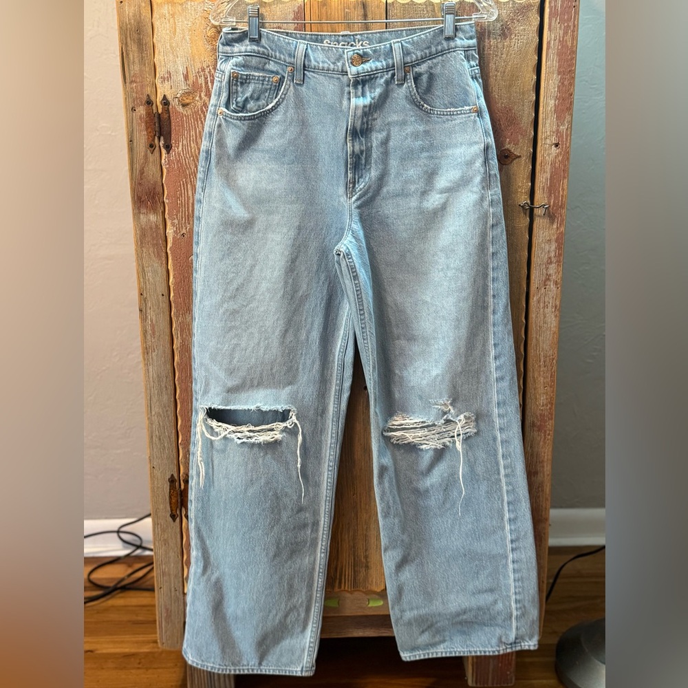 MOTHER SNACKS Wide Leg Jeans size 26